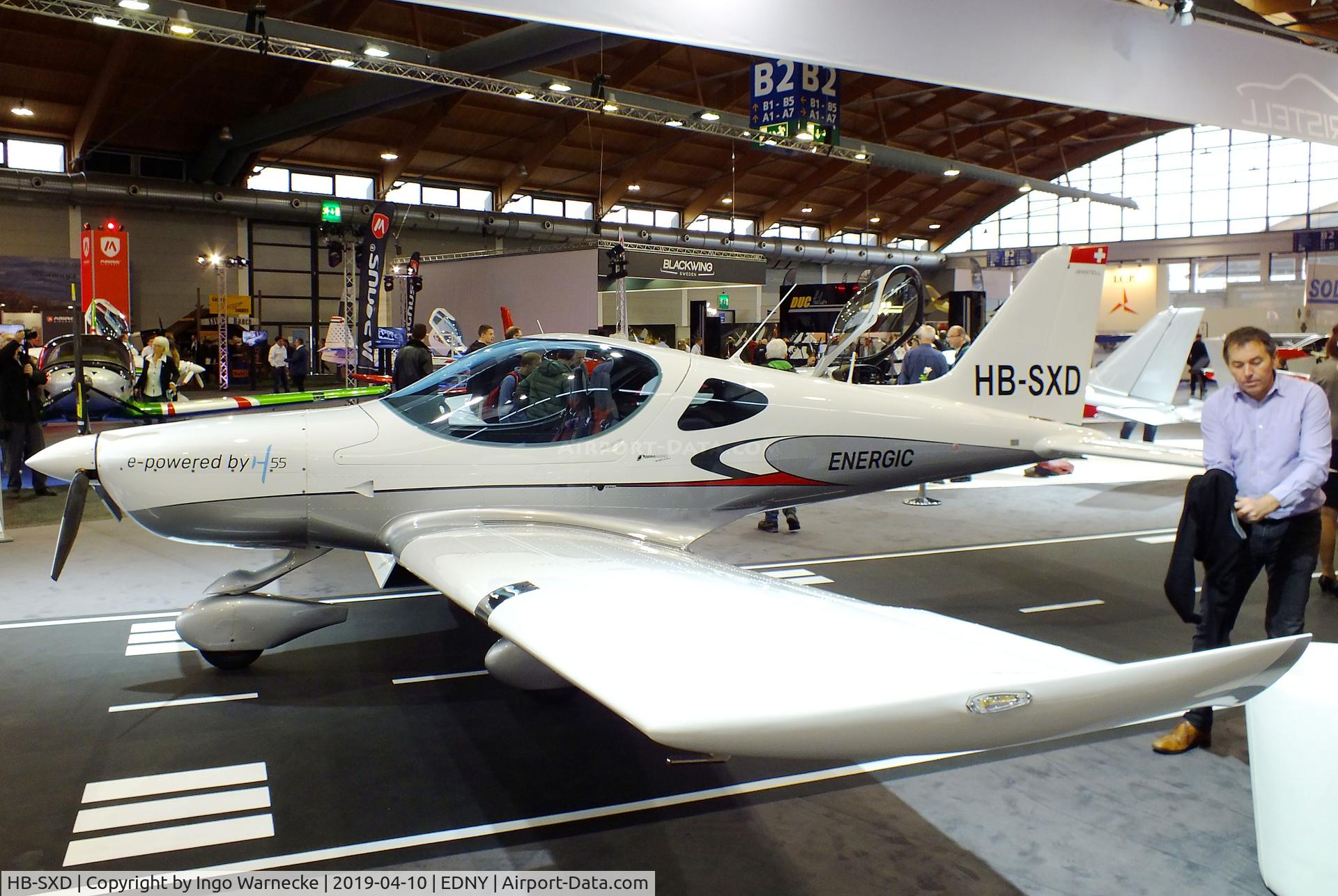 HB-SXD, 2019 BRM Aero B23 H55 Energic C/N 03/2019, BRM Aero Bristell B23 H55 Energic with electric motor at the AERO 2019, Friedrichshafen