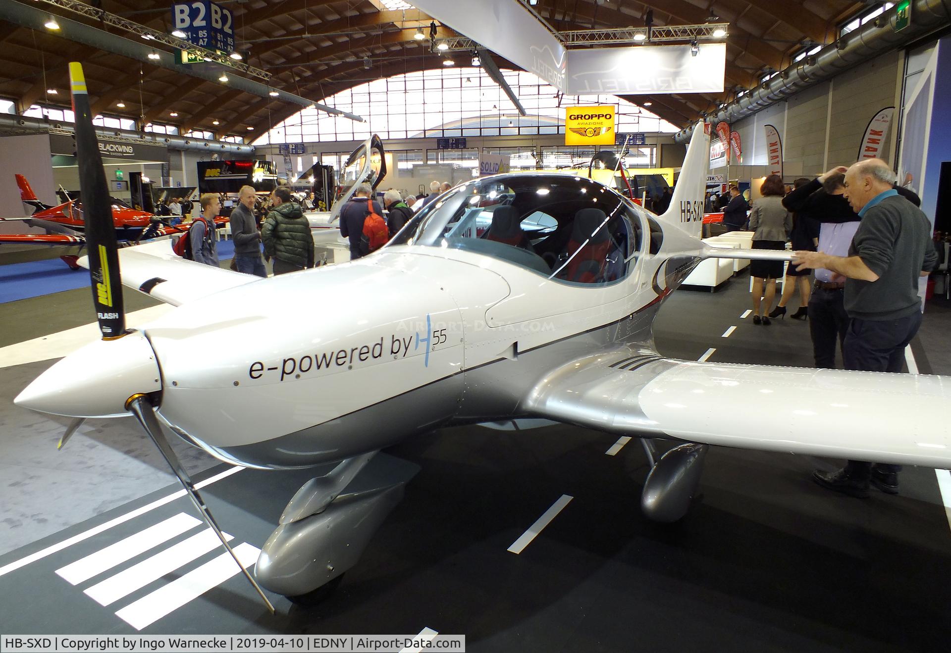 HB-SXD, 2019 BRM Aero B23 H55 Energic C/N 03/2019, BRM Aero Bristell B23 H55 Energic with electric motor at the AERO 2019, Friedrichshafen