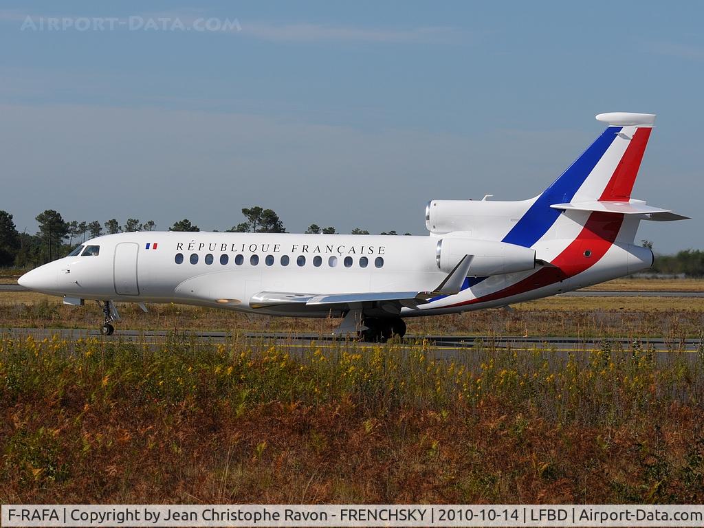 F-RAFA, 2009 Dassault Falcon 7X C/N 068, French Air Force - Commandement du Transport Aerien Militaire
