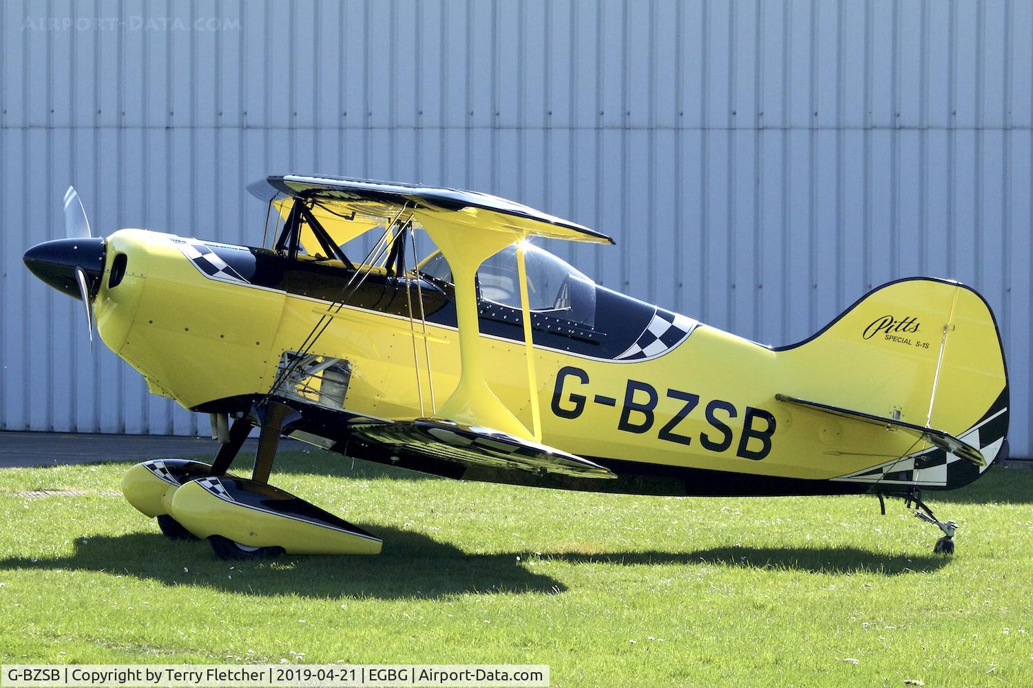 G-BZSB, 2001 Pitts S-1S Special C/N PFA 009-13697, at Leicester