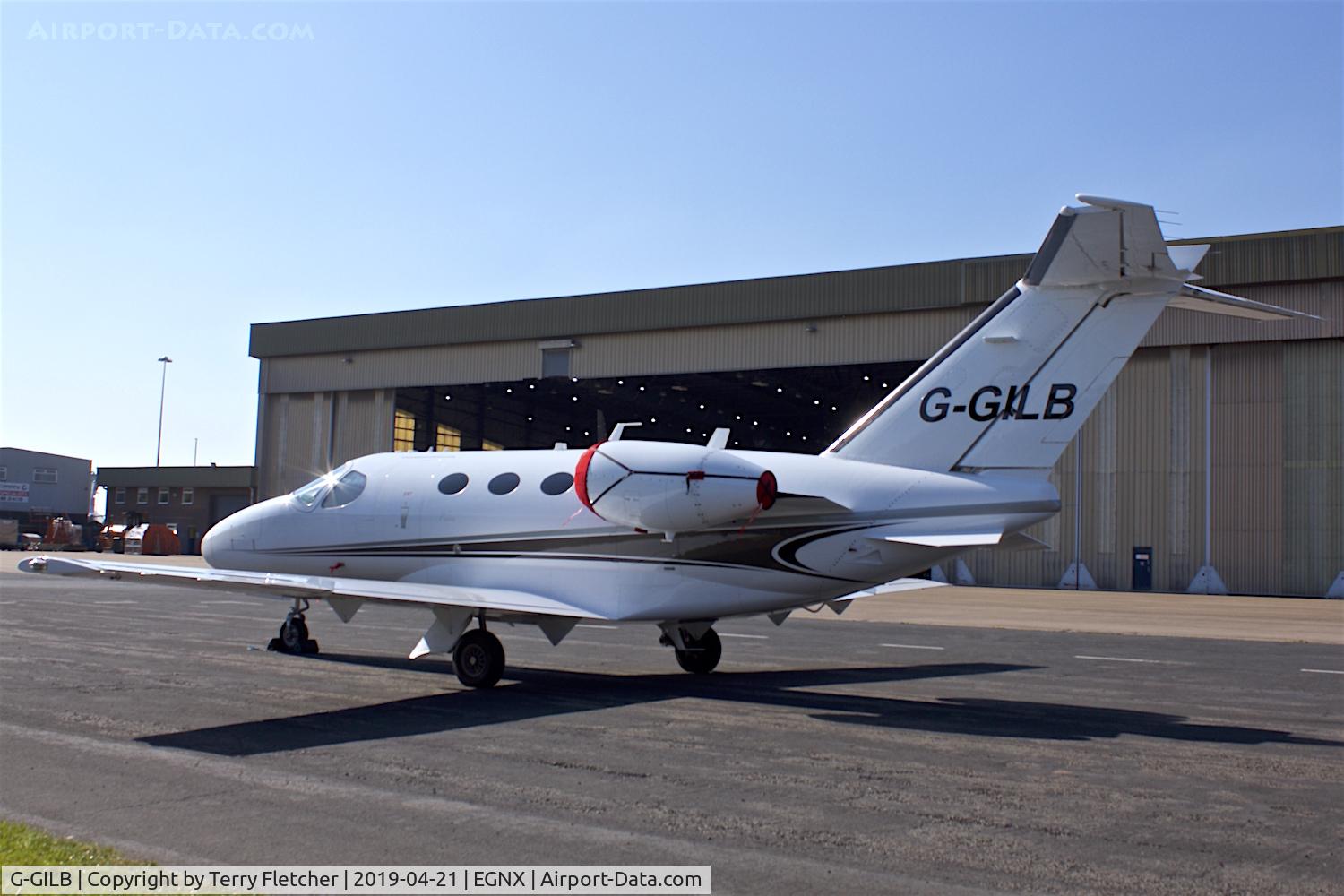 G-GILB, 2009 Cessna 510 Citation Mustang C/N 510-0241, at East Midlands