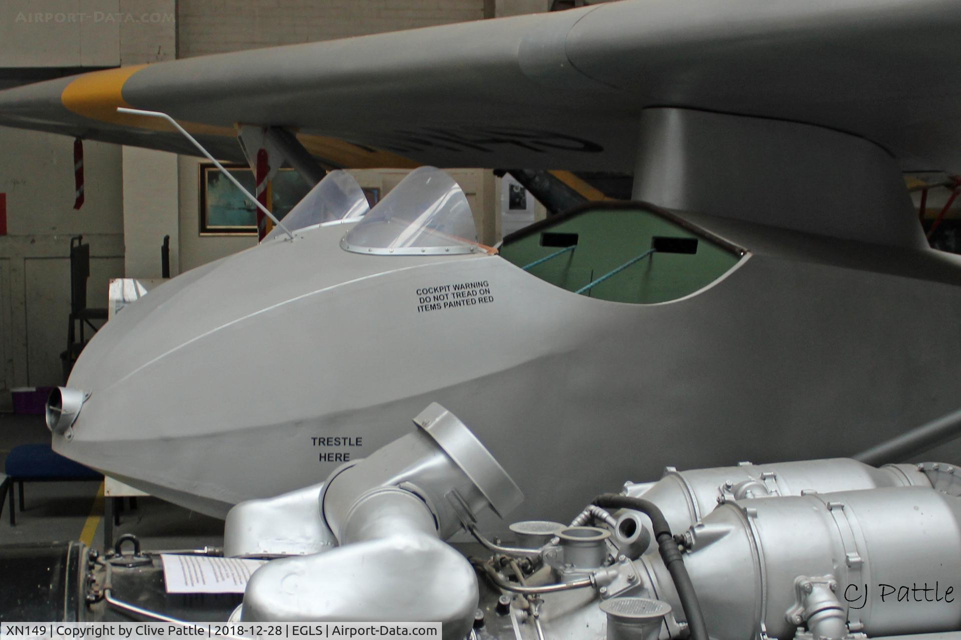 XN149, 1959 Slingsby Sedburgh T.21B C/N 1153, on display at the Boscombe Down Aviation Collection (BDAC) at Old Sarum Airfield , EGLS.