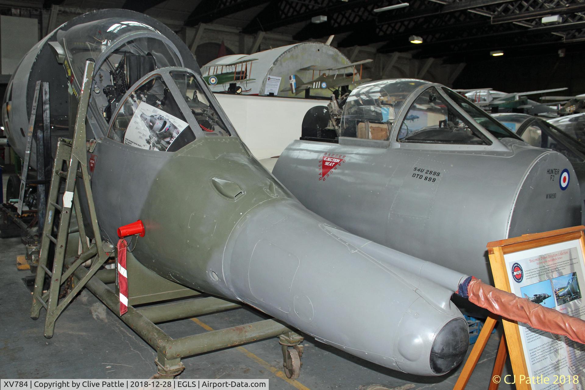 XV784, 1970 Hawker Siddeley Harrier GR.3 C/N 712034, Cockpit - on display at the Boscombe Down Aviation Collection (BDAC) at Old Sarum Airfield , EGLS.