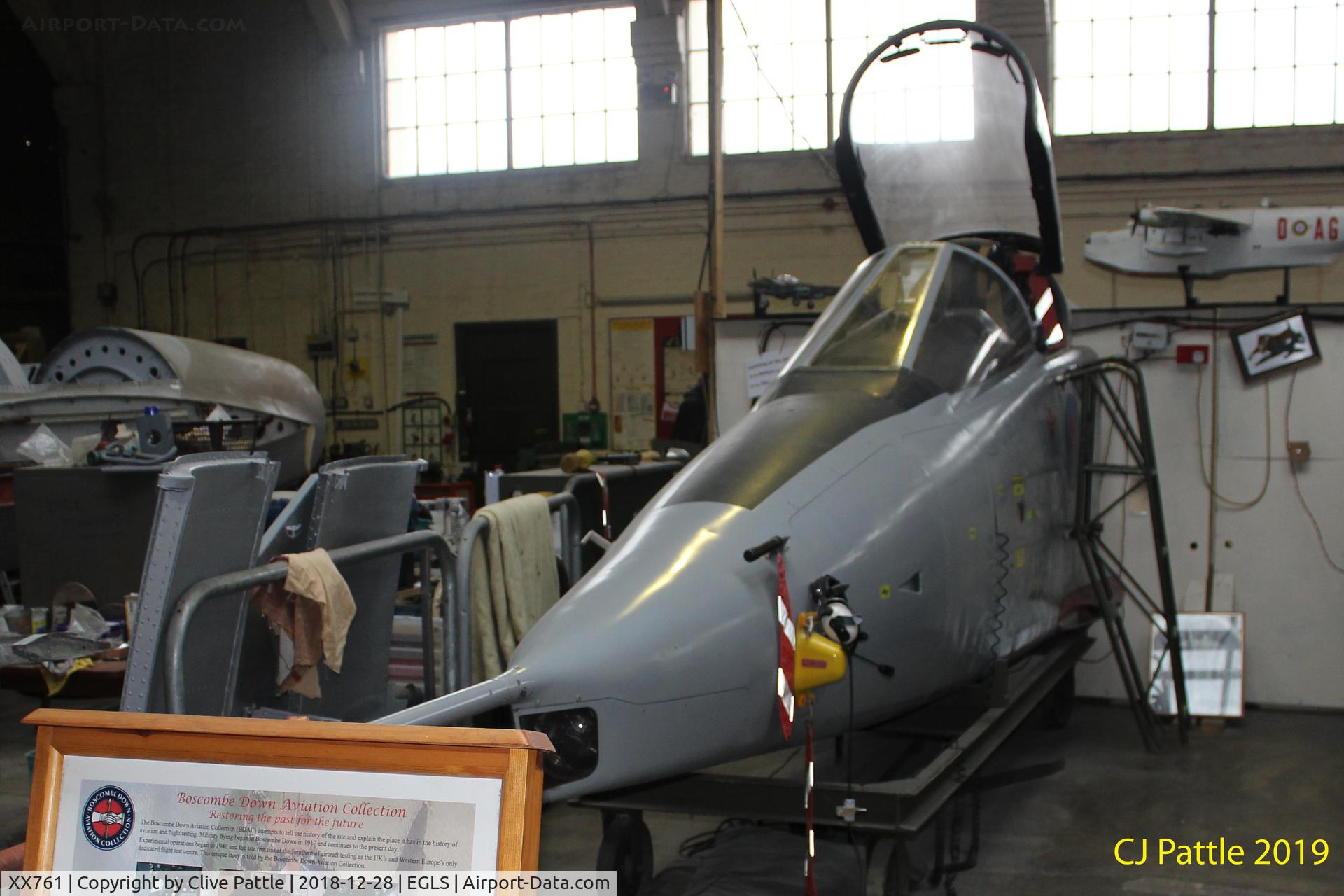 XX761, 1975 Sepecat Jaguar GR.1 C/N S.58, Cockpit - on display at the Boscombe Down Aviation Collection (BDAC) at Old Sarum Airfield , EGLS.