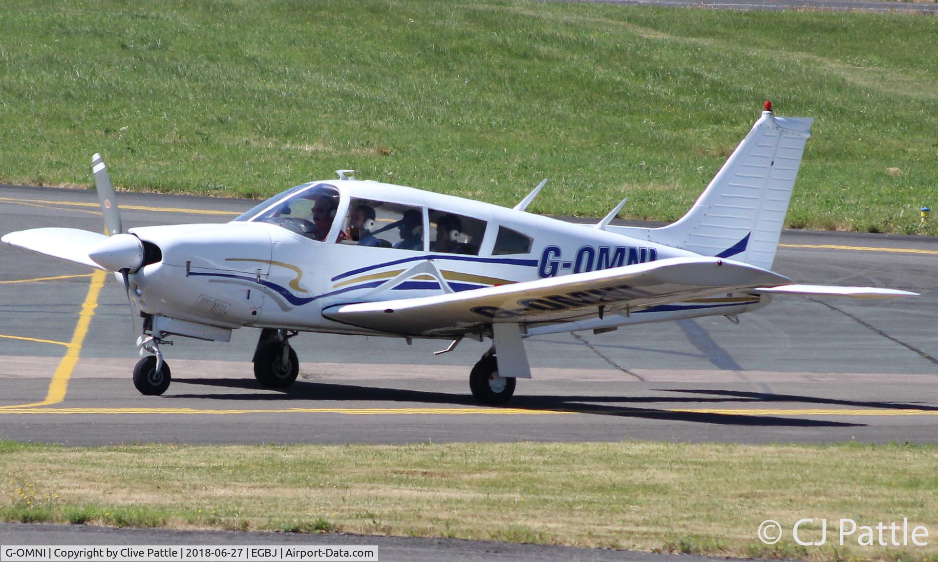 G-OMNI, 1973 Piper PA-28R-200-2 Cherokee Arrow II C/N 28R-7335130, @ EGBJ