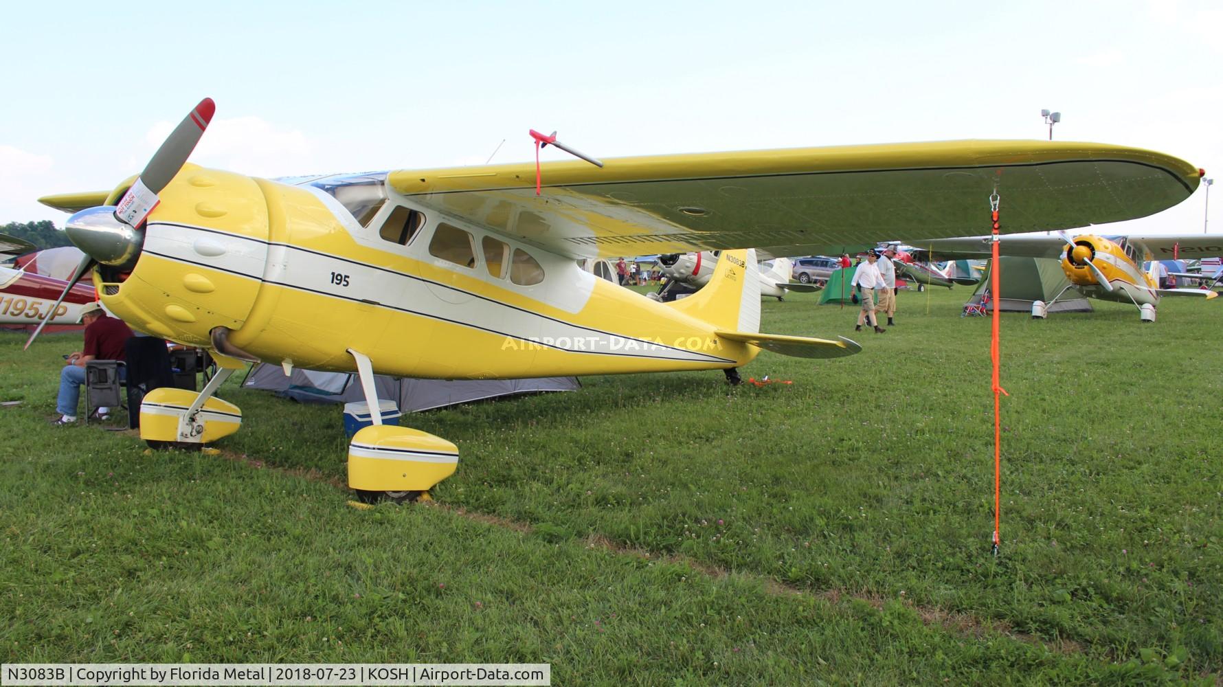 N3083B, 1952 Cessna 195A C/N 7968, Cessna 195A