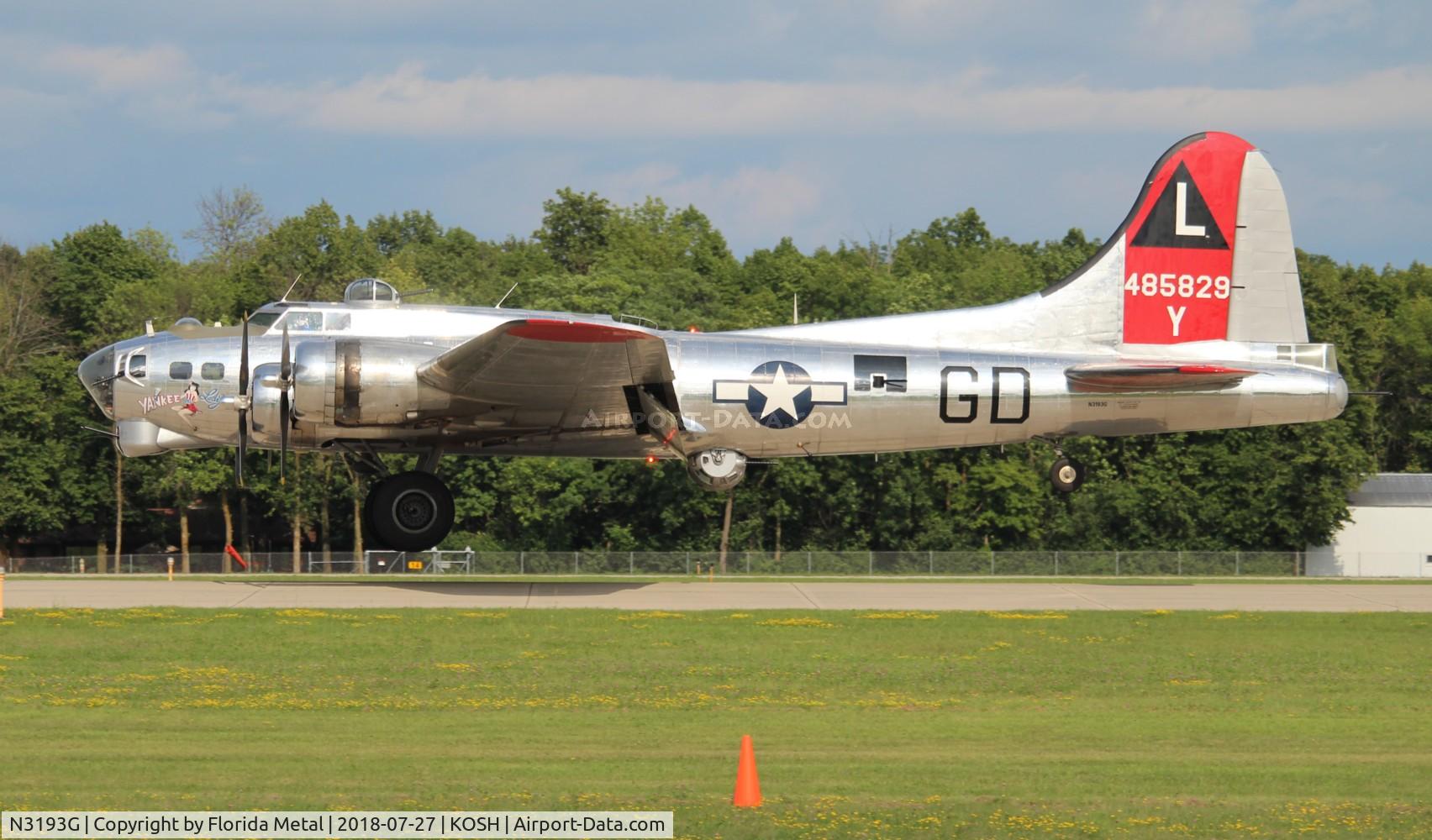 N3193G, 1944 Boeing B-17G Flying Fortress C/N 77255, Yankee Lady