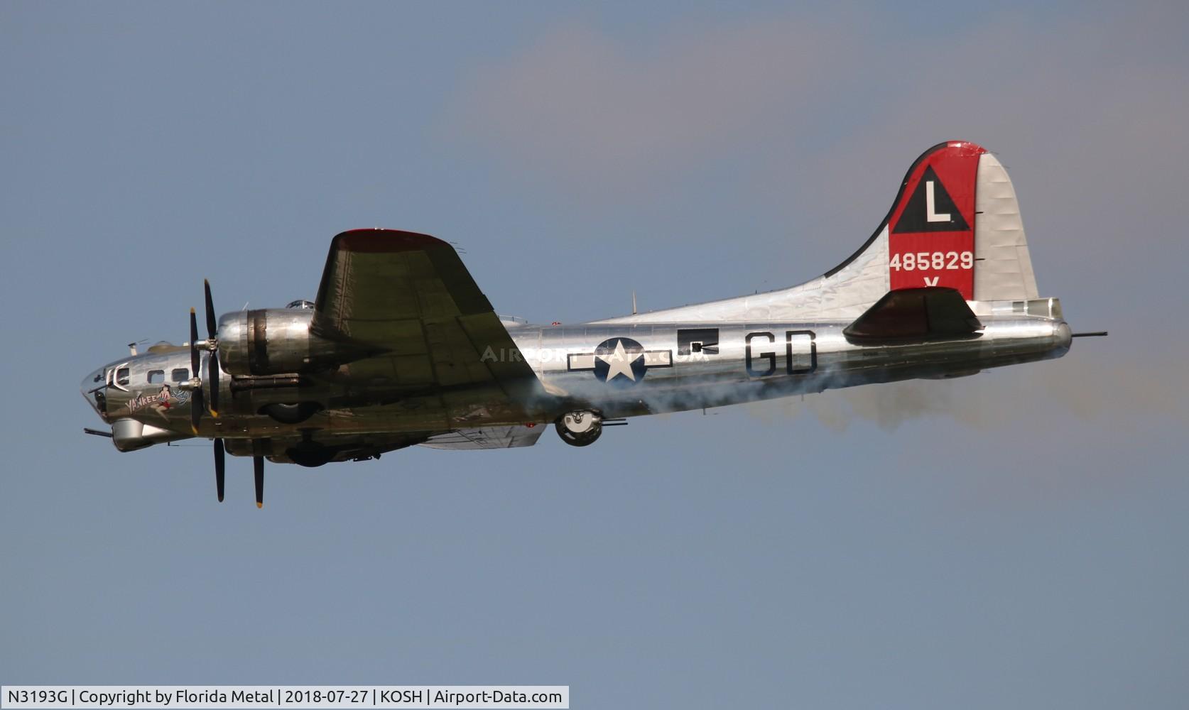 N3193G, 1944 Boeing B-17G Flying Fortress C/N 77255, Yankee Lady