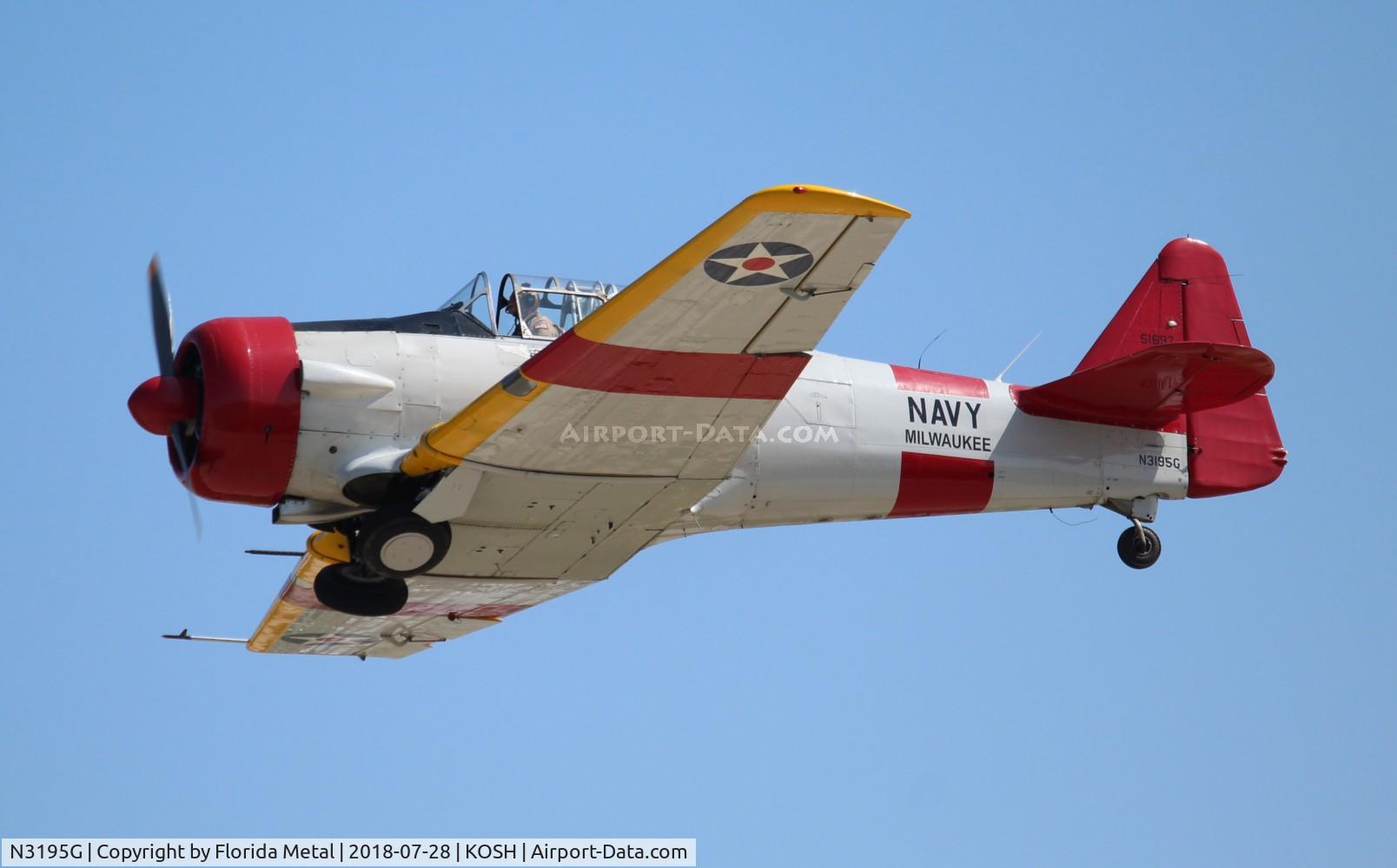 N3195G, North American SNJ-5 Texan Texan C/N 51697, SNJ-5