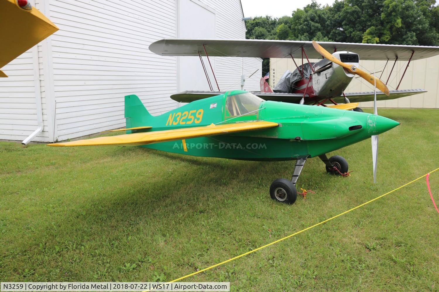 N3259, 1970 Wittman Witts V C/N 11, Wittman Witts V