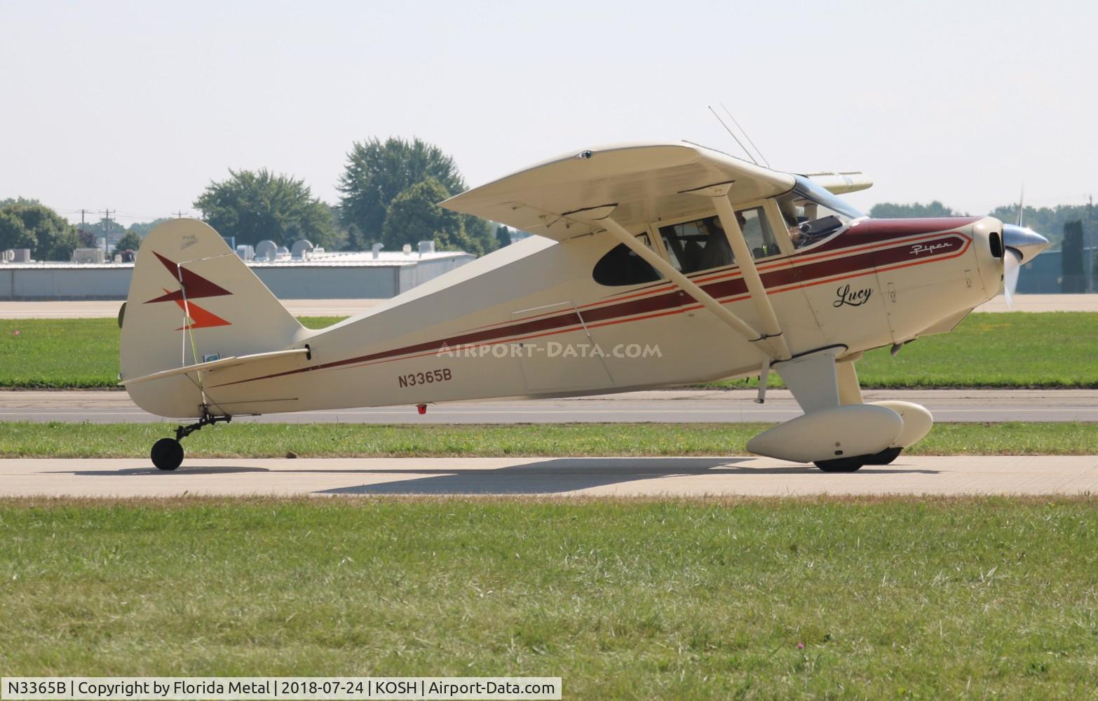 N3365B, 1954 Piper PA-22 C/N 22-2170, PA-22