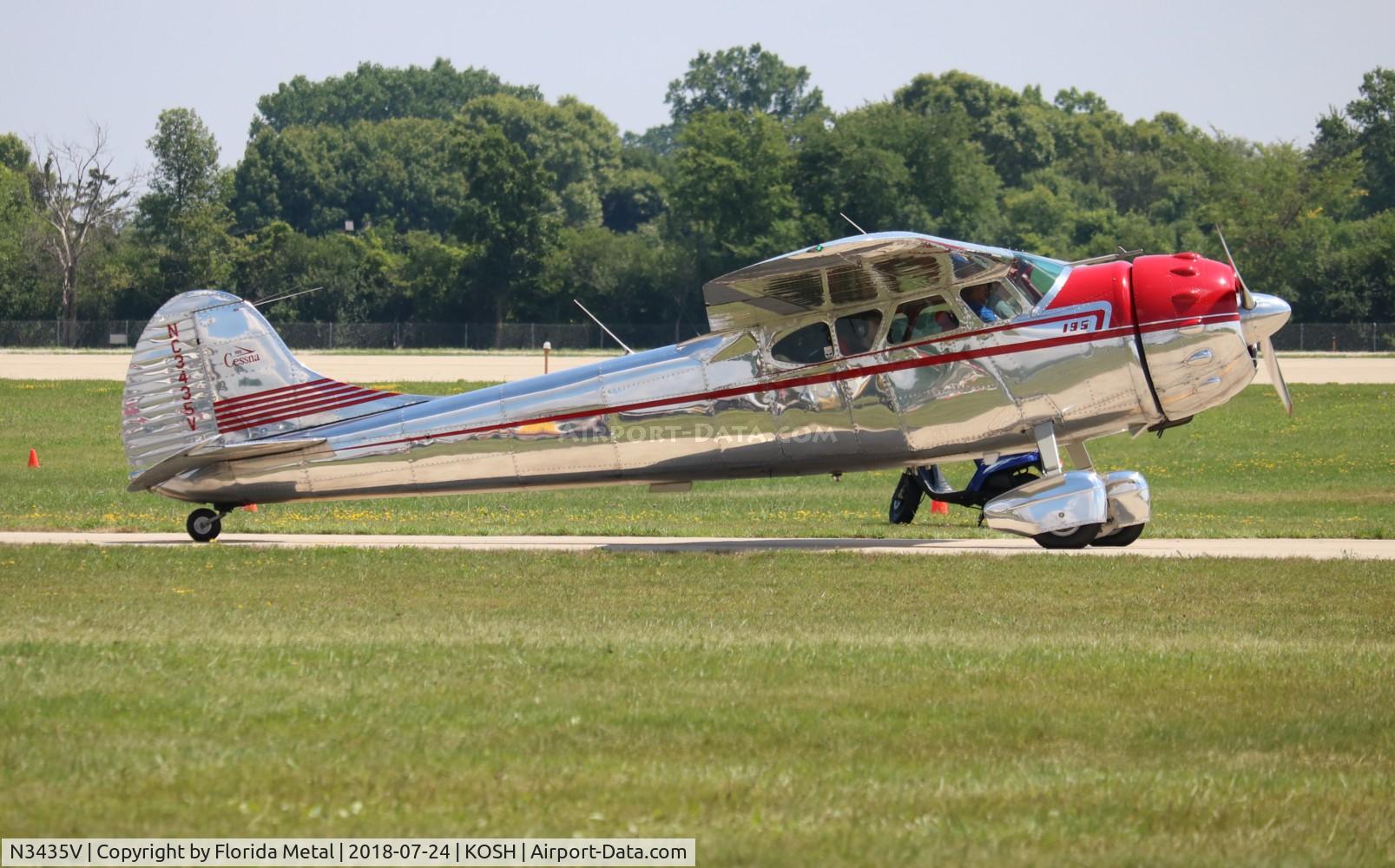 N3435V, 1948 Cessna 195 C/N 7120, Cessna 195