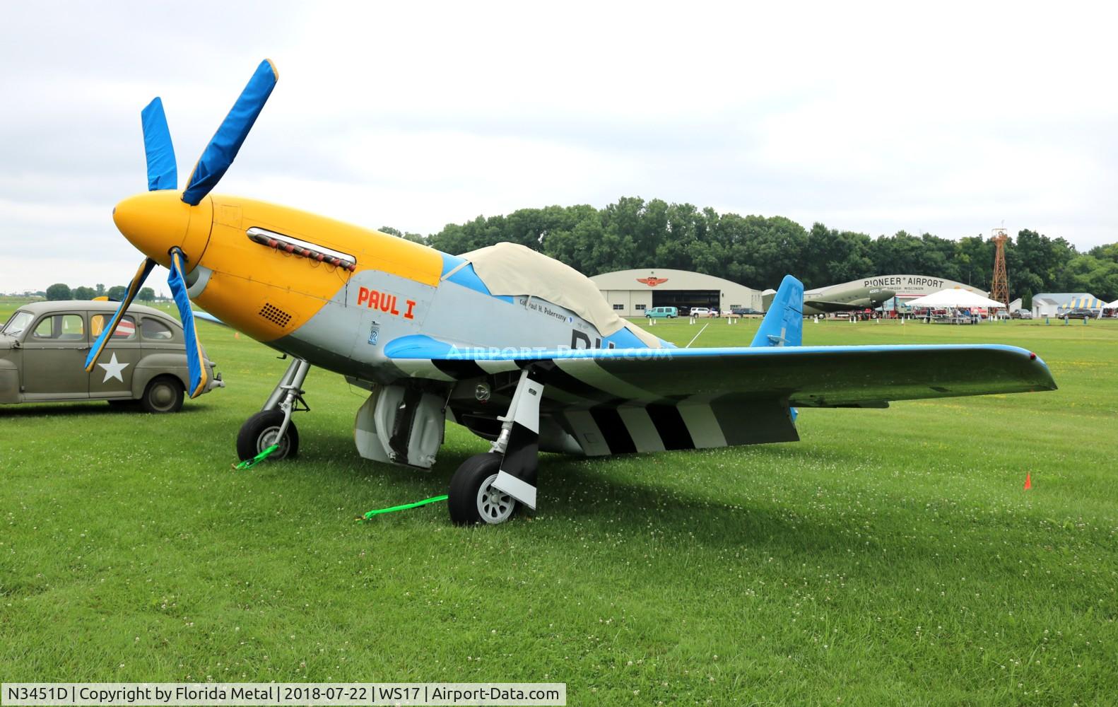 N3451D, 1944 North American F-51D Mustang C/N 122-41547, F-51D