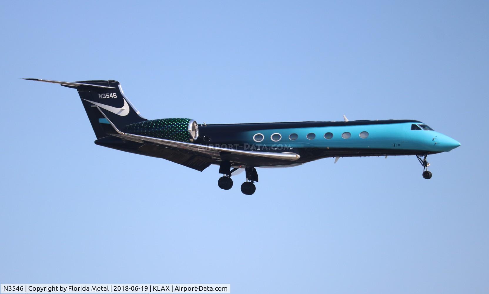 N3546, 2013 Gulfstream Aerospace GV-SP (G550) C/N 5421, Nike G550