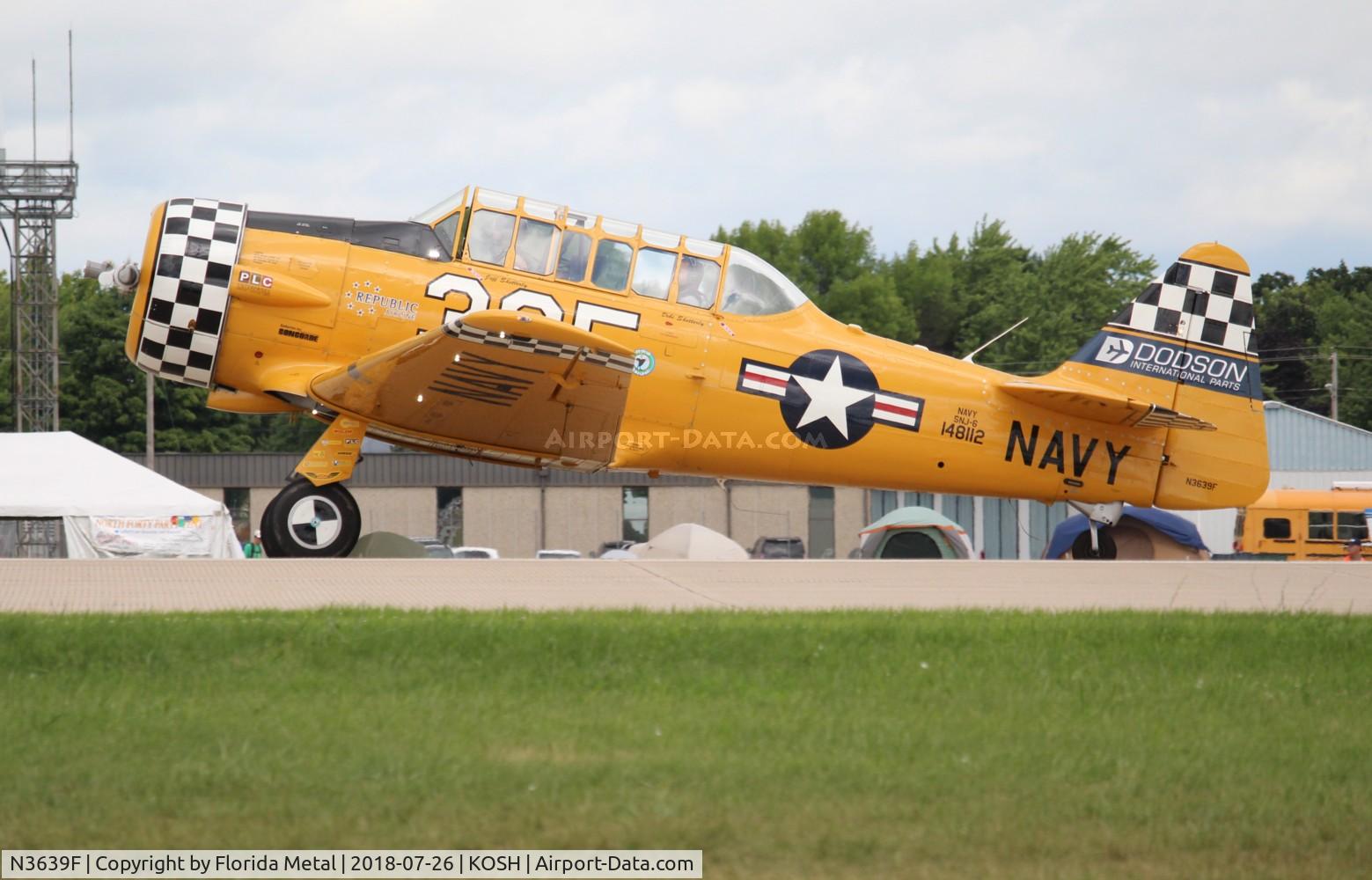 N3639F, North American SNJ-6 Texan C/N 121-43111, SNJ-6