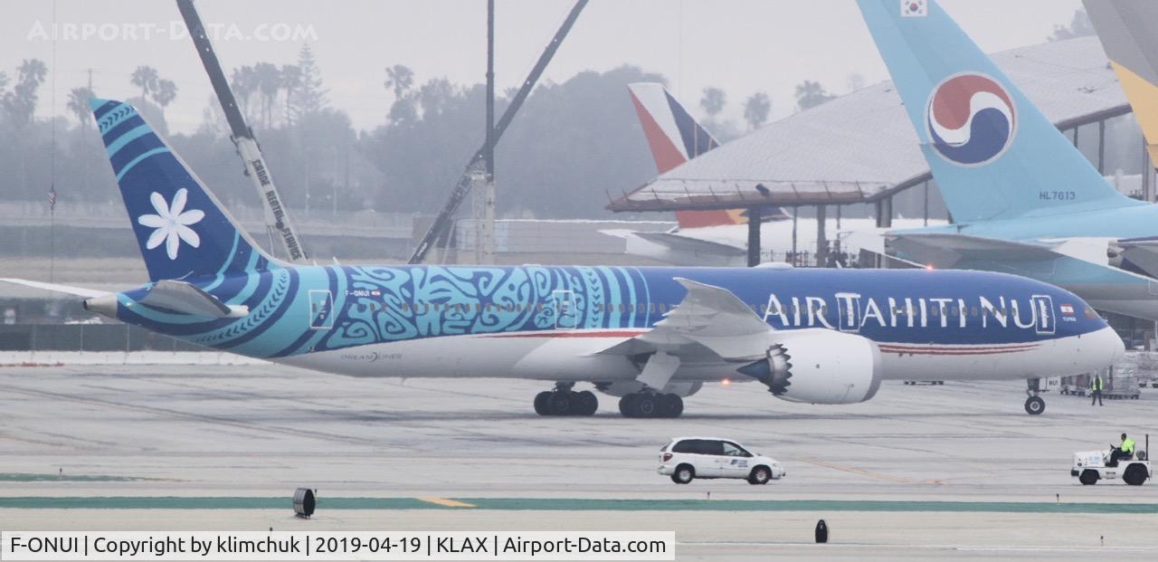 F-ONUI, 2018 Boeing 787-9 Dreamliner C/N 42116, Arrived from Papeete