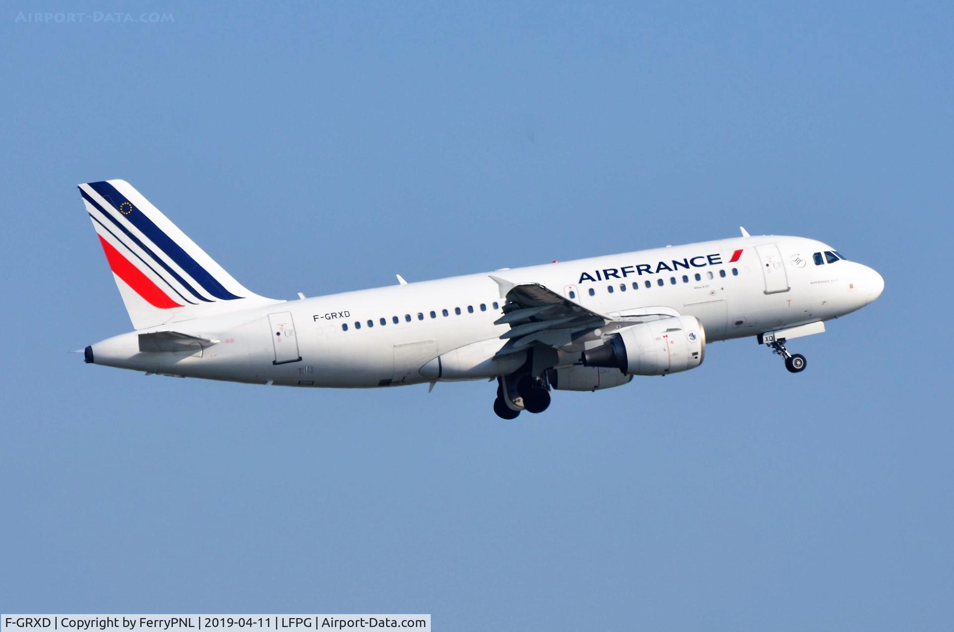 F-GRXD, 2002 Airbus A319-111 C/N 1699, Air France A319