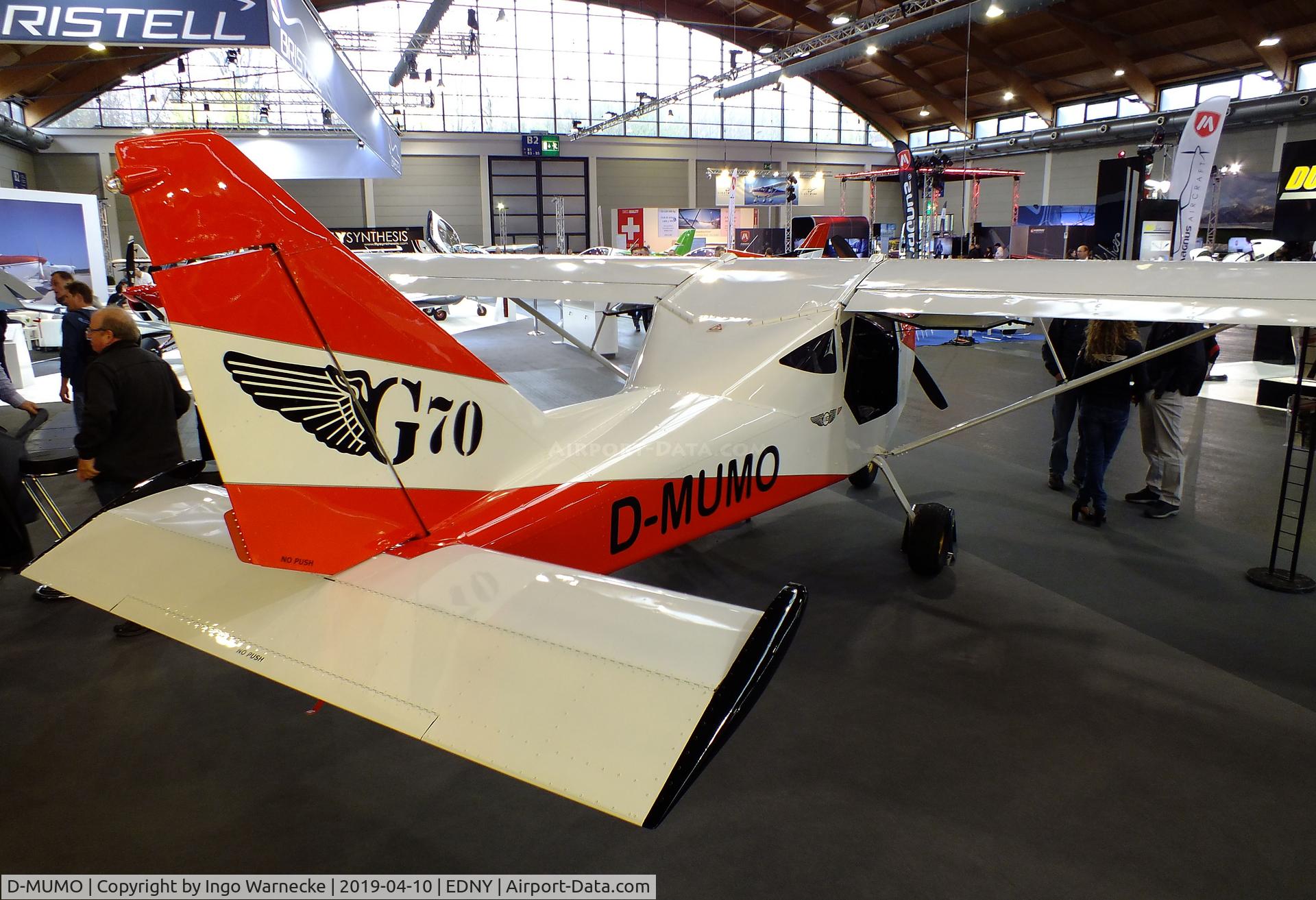 D-MUMO, Nando Groppo G70 C/N 170 130/7, Nando Groppo G70 at the AERO 2019, Friedrichshafen