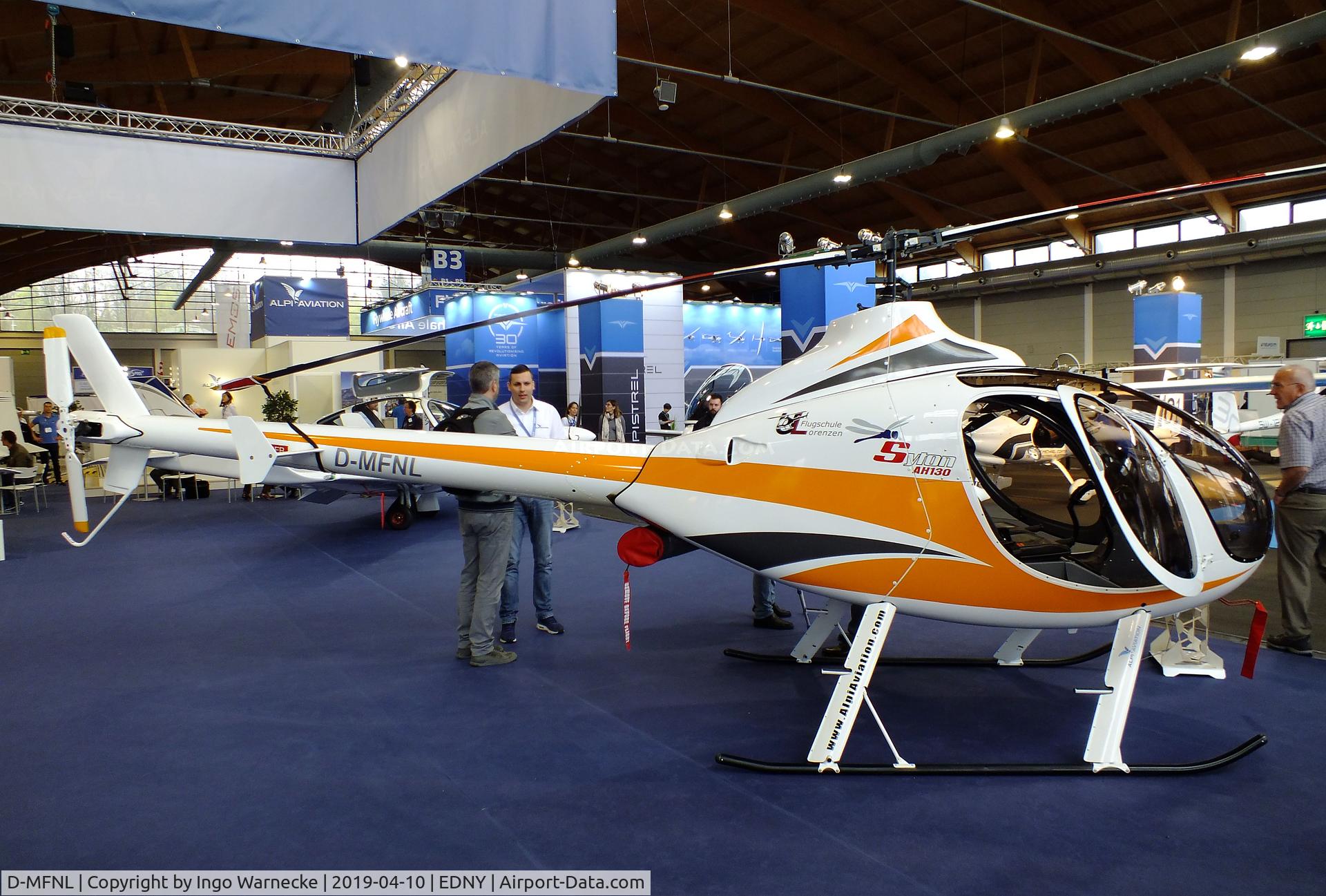 D-MFNL, Alpi Aviation Syton AH130 C/N 013, Alpi Aviation Syton AH130 at the AERO 2019, Friedrichshafen