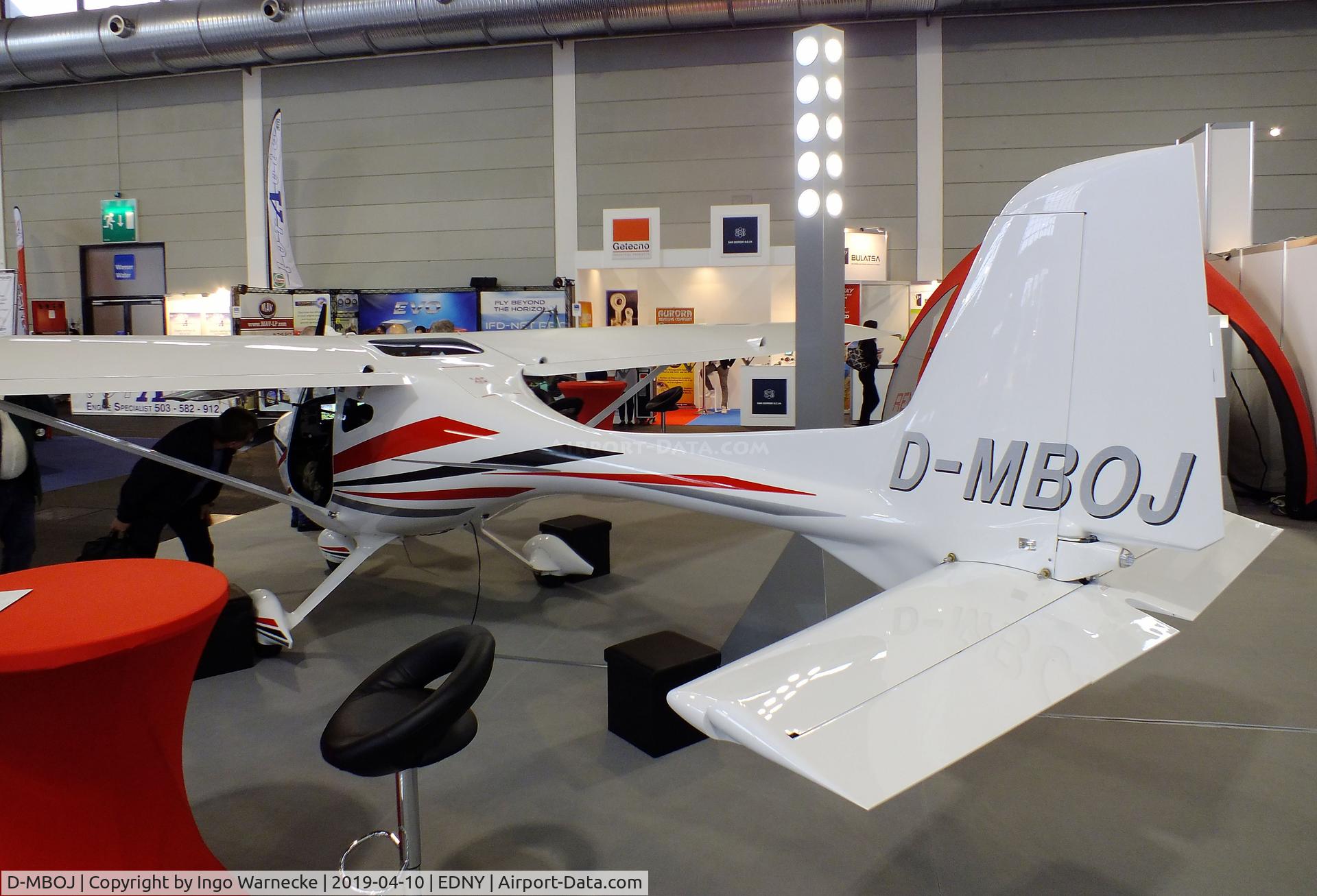 D-MBOJ, Remos GX C/N 455, Remos GX Mirage at the AERO 2019, Friedrichshafen