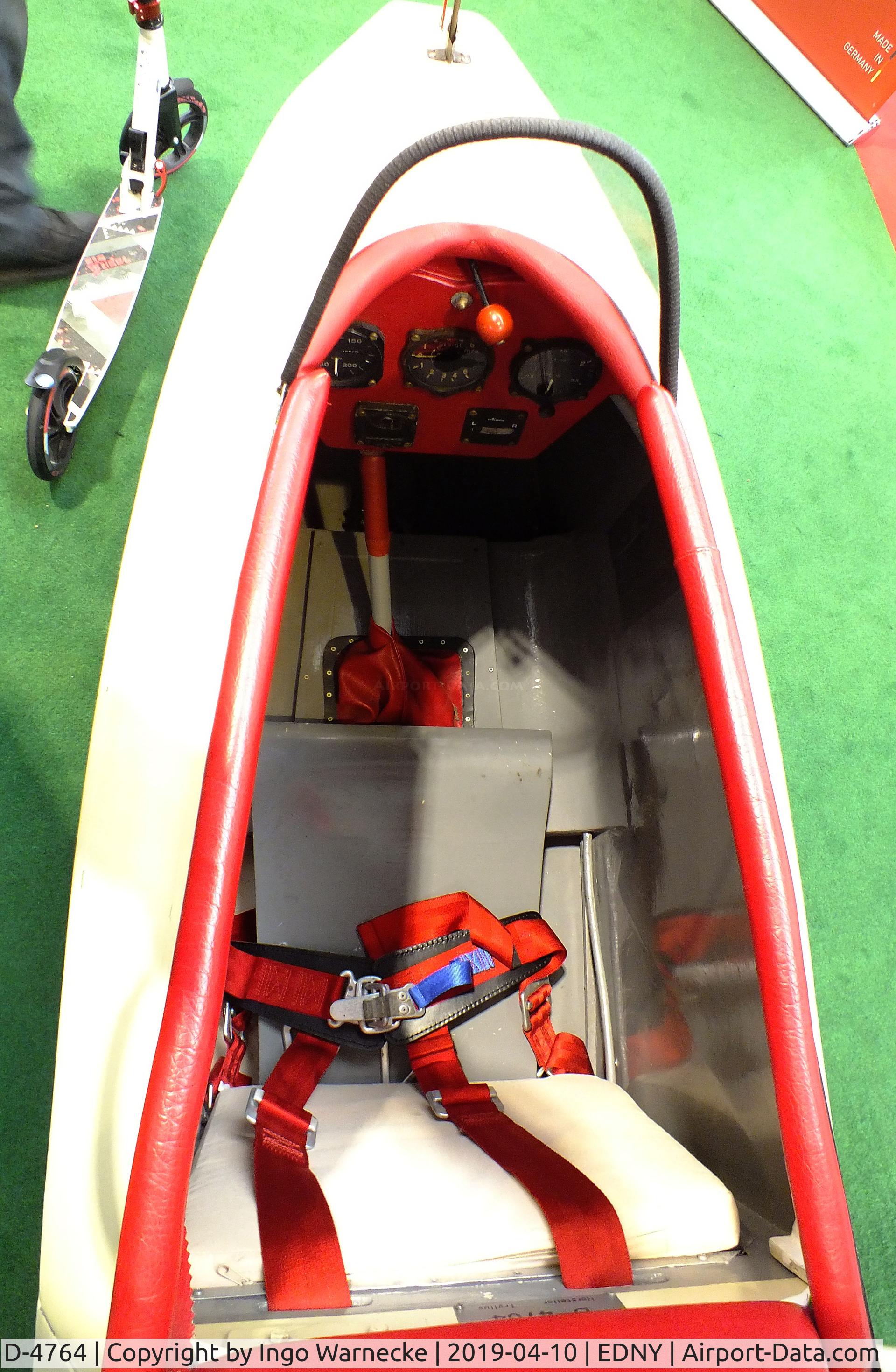 D-4764, Schneider DFS 108-49 Grunau Baby IIb C/N AB Try 1, Schneider DFS 108-49 Grunau Baby IIb at the AERO 2019, Friedrichshafen  #c