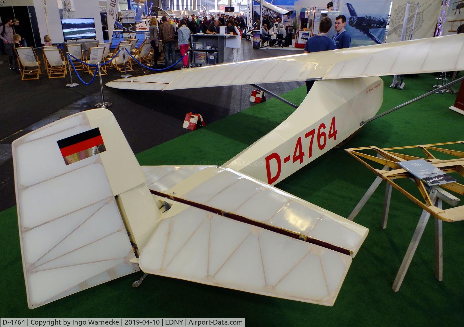 D-4764, Schneider DFS 108-49 Grunau Baby IIb C/N AB Try 1, Schneider DFS 108-49 Grunau Baby IIb at the AERO 2019, Friedrichshafen