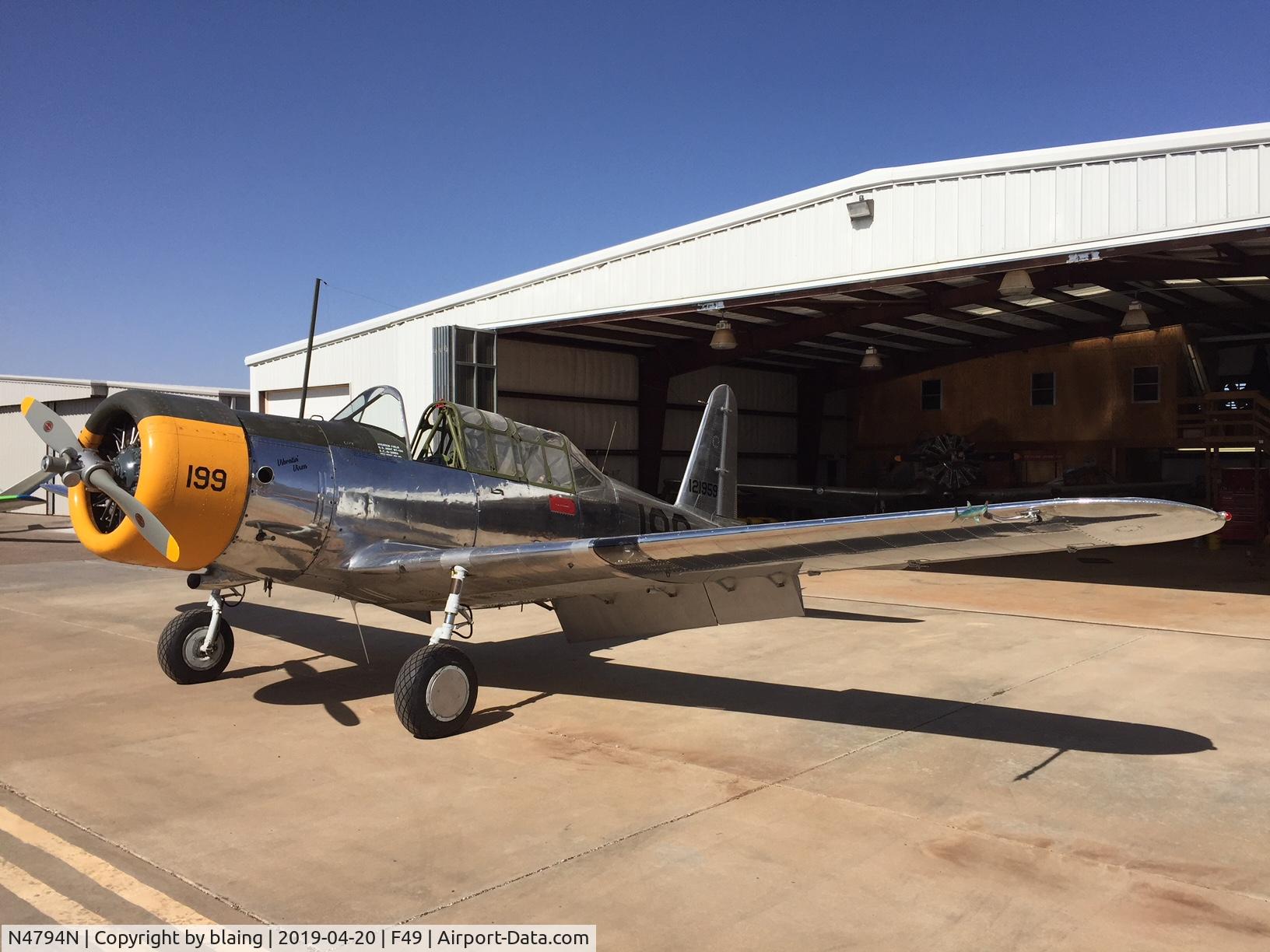 N4794N, 1942 Consolidated Vultee BT-13A C/N 5798, airworthy - April 20, 2019