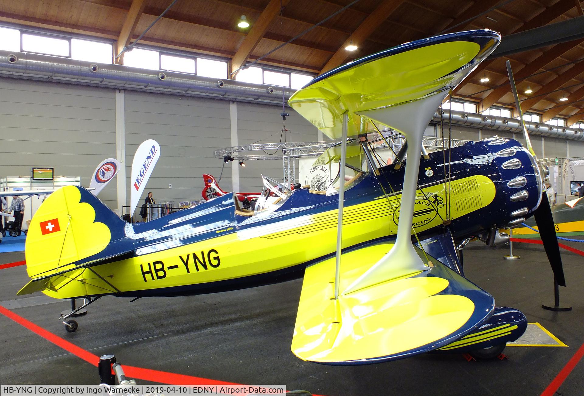 HB-YNG, 2007 Rombach Special C/N CH001, Rombach Special at the AERO 2019, Friedrichshafen