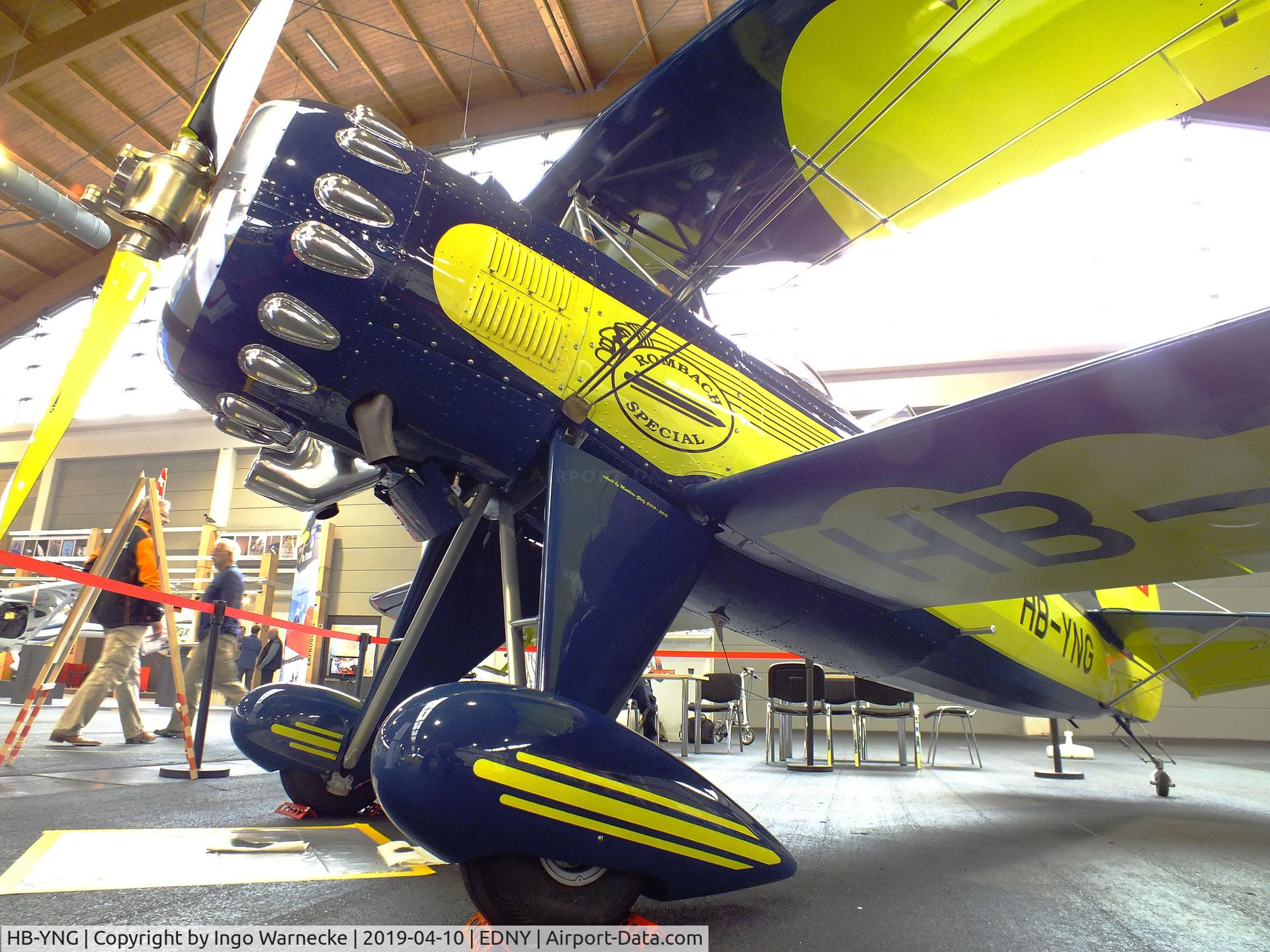 HB-YNG, 2007 Rombach Special C/N CH001, Rombach Special at the AERO 2019, Friedrichshafen