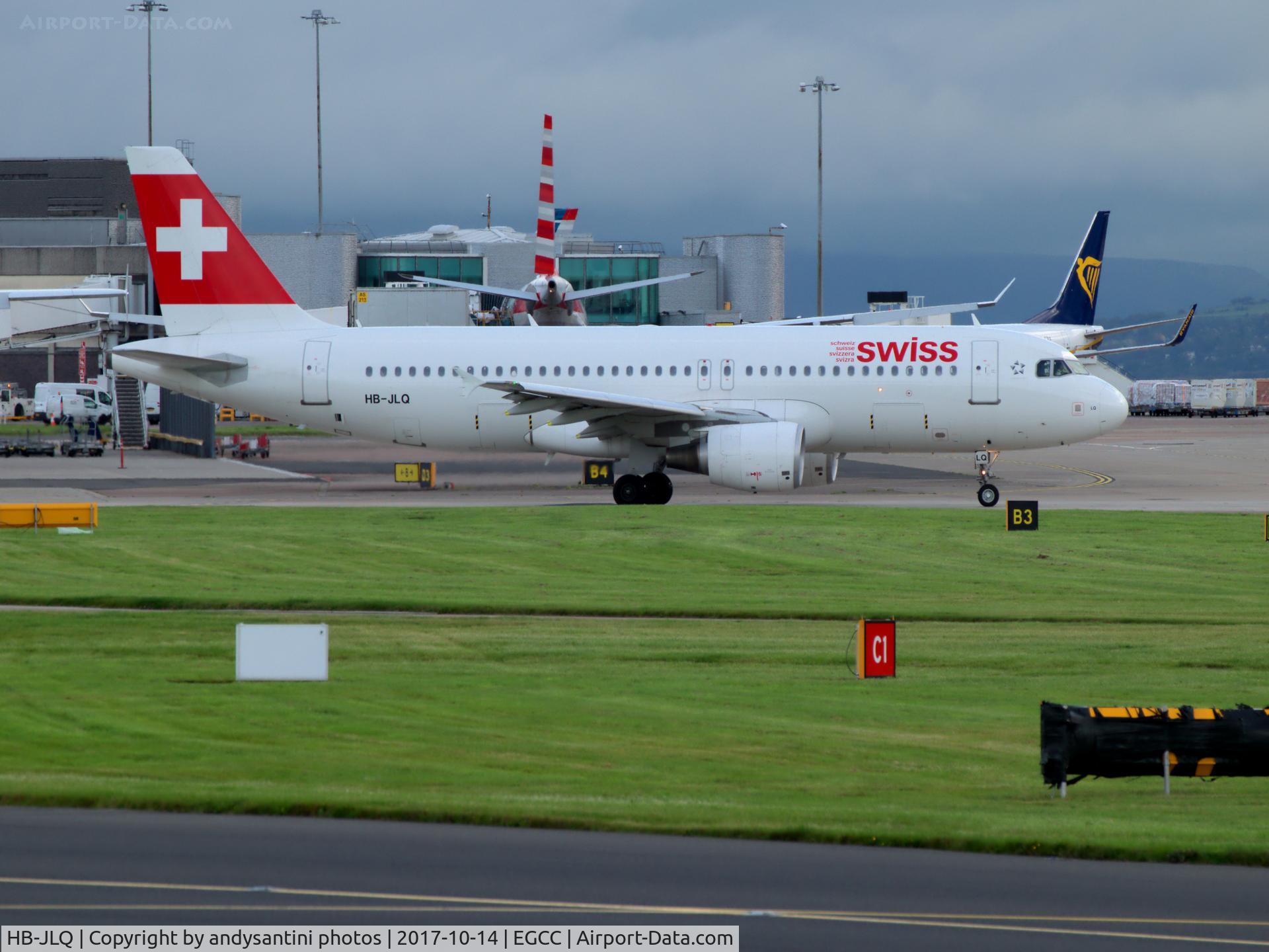 HB-JLQ, 2011 Airbus A320-214 C/N 4673, taken at man egcc uk