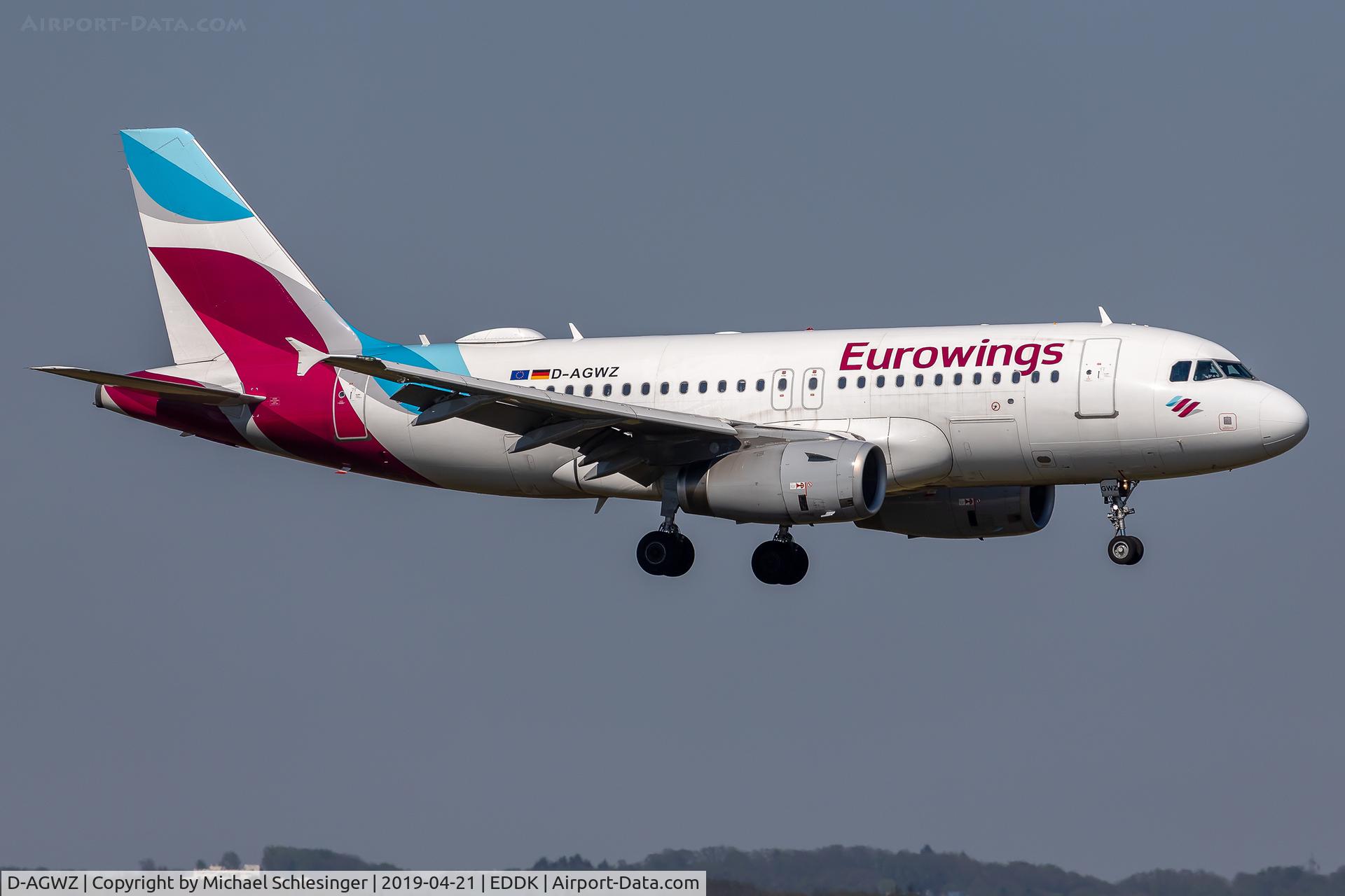D-AGWZ, 2013 Airbus A319-132 C/N 5978, D-AGWZ - Airbus A319-132 - Eurowings