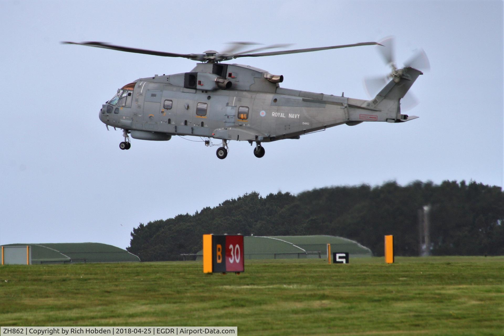 ZH862, 2002 AgustaWestland EH-101 Merlin HM.2 C/N 50171/RN42, RNAS Culdrose