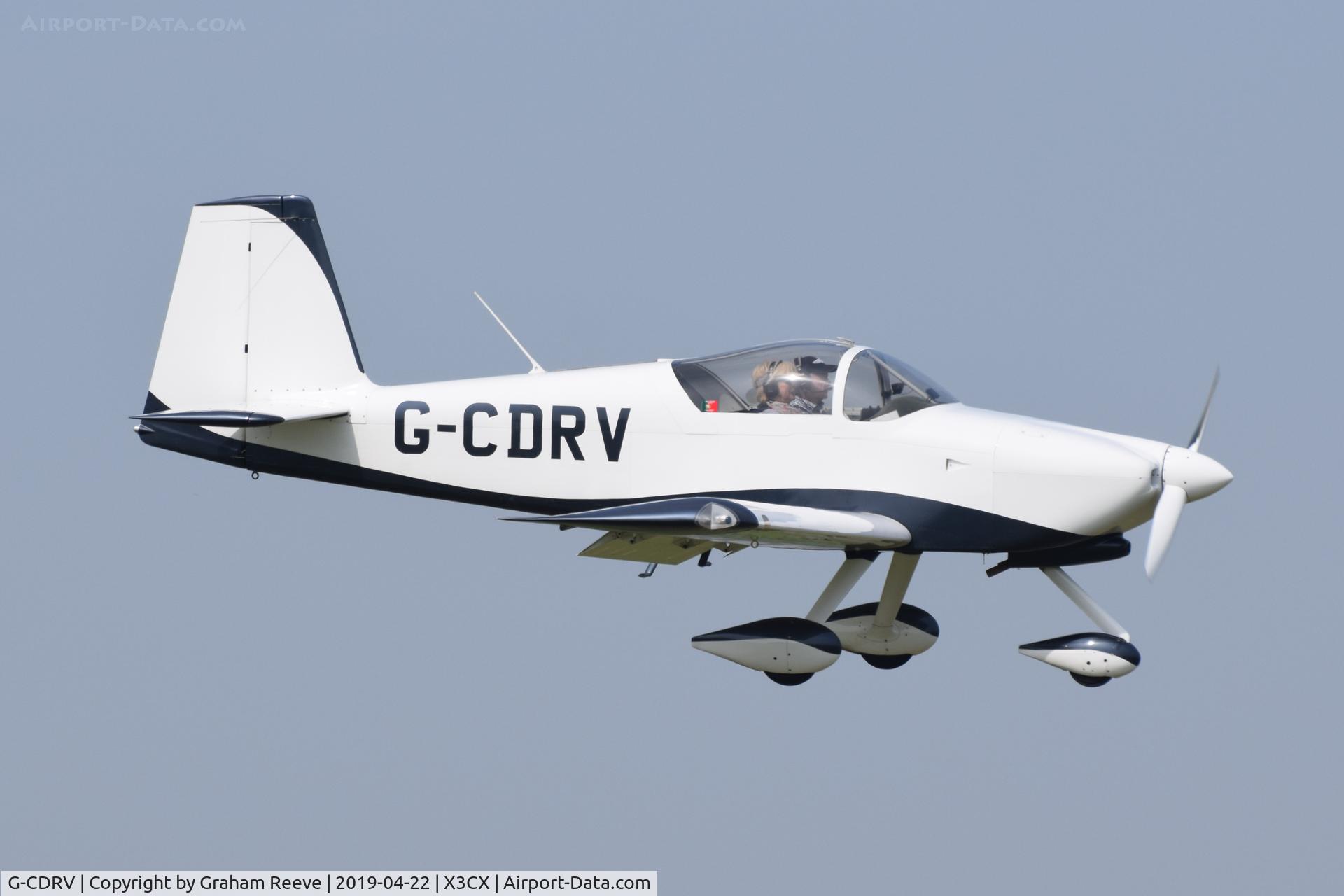 G-CDRV, 2005 Vans RV-9A C/N PFA 320-14186, Landing at Northrepps.