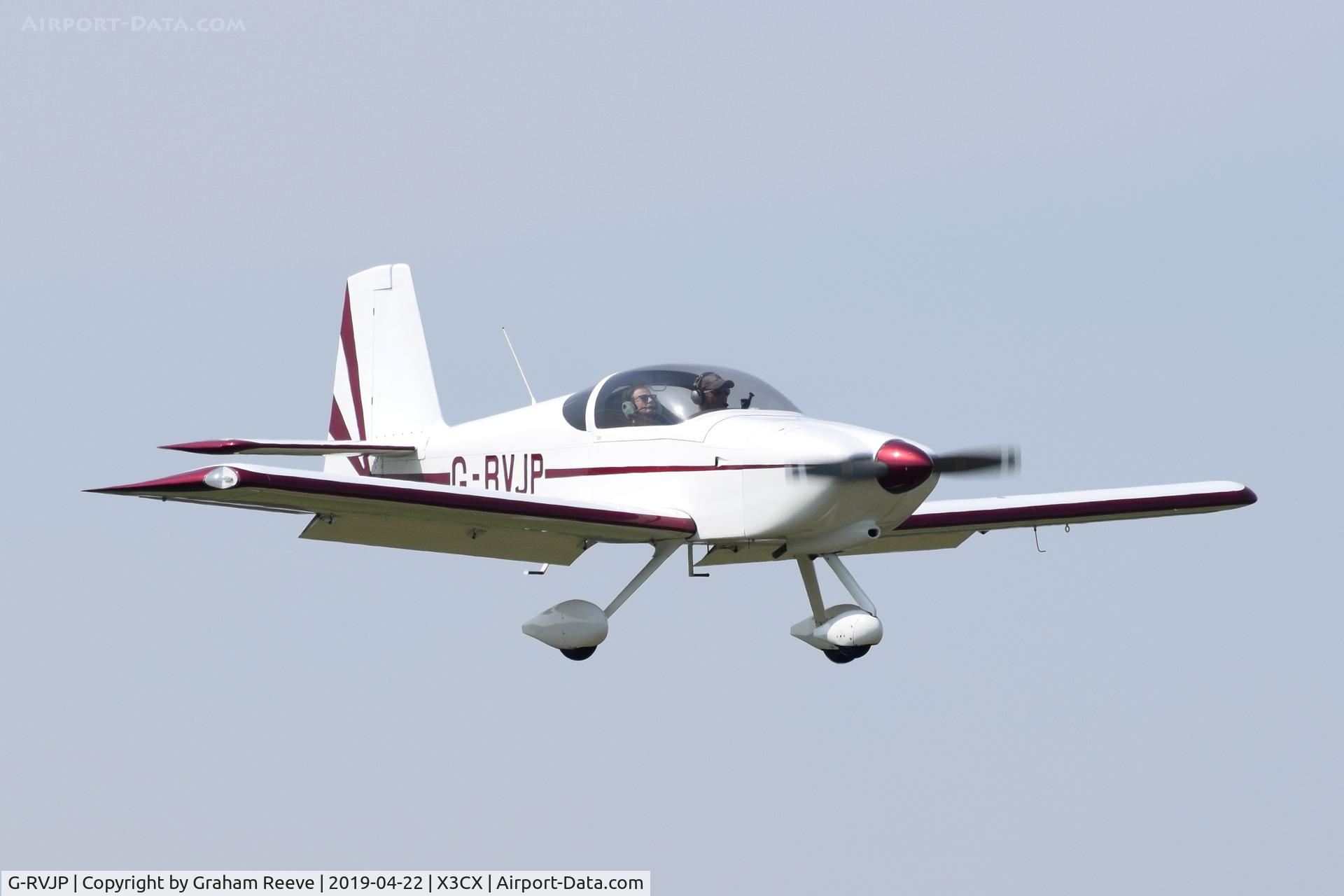 G-RVJP, 2006 Vans RV-9A C/N PFA 320-14364, Landing at Northrepps.