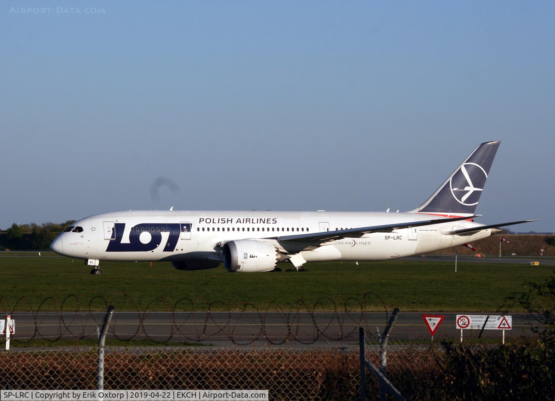 SP-LRC, 2013 Boeing 787-8 Dreamliner C/N 35940, SP-LRC landed rw 04L