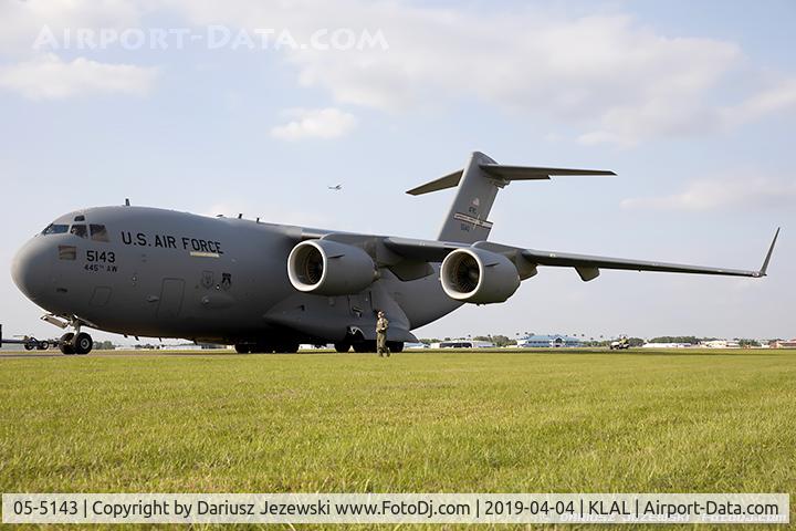 05-5143, 2005 Boeing C-17A Globemaster III C/N 50151/F150/P143, C-17A Globemaster 05-5143  from 89th AS 445th OG Wright Patterson AFB, OH