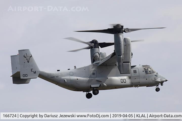 166724, Bell-Boeing MV-22B Osprey C/N D0093, MV-22B Osprey 166724 EM-00 from VMM-261 