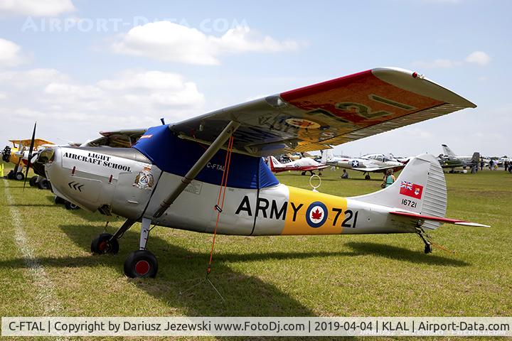 C-FTAL, 1956 Cessna L-19E Bird Dog Bird Dog C/N 24605, Cessna L-19E Bird Dog  C/N 24605, C-FTAL