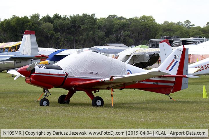 N105MR, 1971 Scottish Aviation Sk.61D Bulldog C/N BH100/138, Scottish Aviation Bulldog MDL 101  C/N 138, N105MR