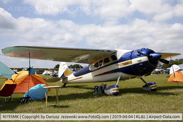 N195MK, 1952 Cessna 195B Businessliner C/N 7907, Cessna 195B Businessliner  C/N 7907, N195MK