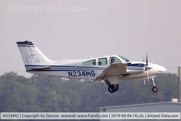 N234MG, 1977 Beech E-55 Baron C/N TE-1104, Beech E55 Baron  C/N TE-1104 , N234MG