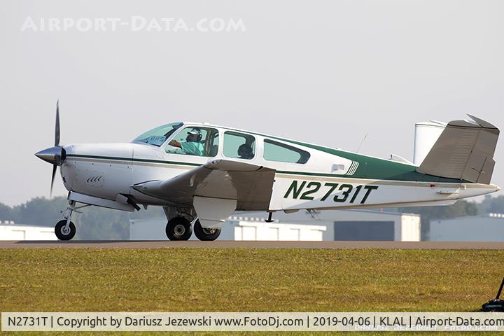 N2731T, 1967 Beech V35 Bonanza C/N D-8454, Beech V35 Bonanza  C/N D-8454, N2731T