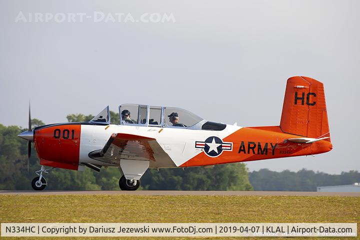 N334HC, Beech (CCF) T-34A (A45) Mentor C/N CCF34-69, Beech A45 (T-34A) Mentor  C/N 34-69 , N334HC