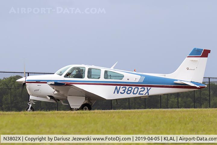 N3802X, 1980 Beech F33A Bonanza C/N CE-932, Beech F33A Bonanza  C/N CE-932 , N3802X