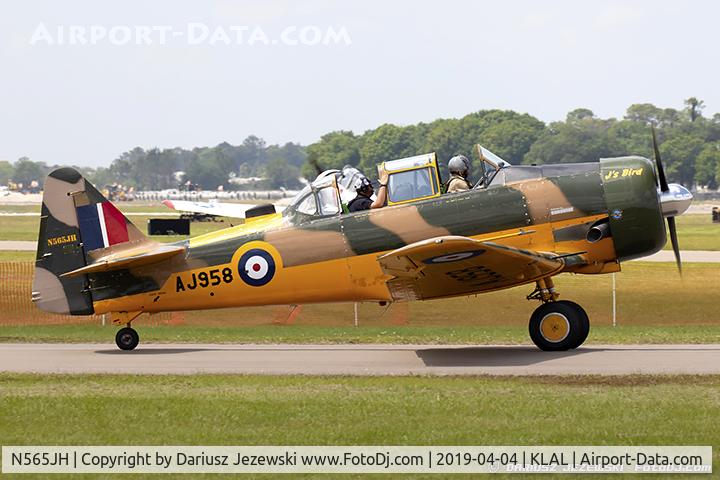 N565JH, 1954 Canadian Car & Foundry Harvard MK IV C/N CCF4-206, Canadian Car & Foundry Harvard Mk.IV  C/N CCF4-206 , N565JH