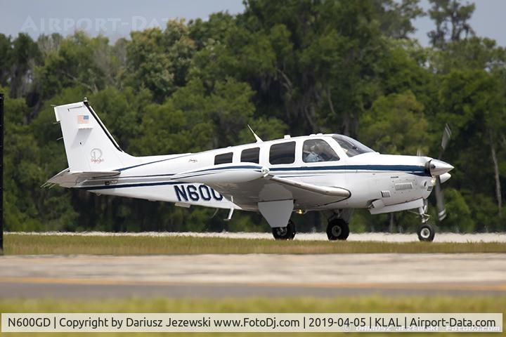 N600GD, Raytheon Aircraft Company A36 Bonanza C/N E3561, Raytheon A36 Bonanza  C/N E3561, N600GD