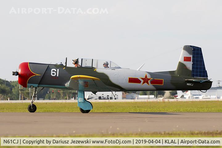 N61CJ, 1964 Nanchang CJ-6A C/N 1032019, Nanchang CJ-6A  C/N 1032019, N61CJ