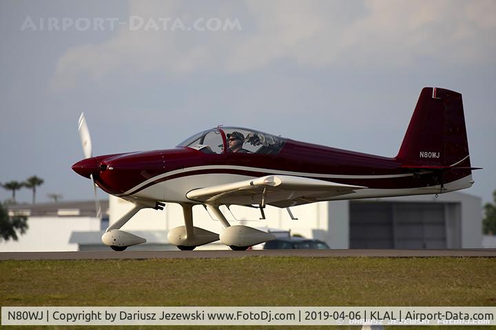 N80WJ, 2014 Vans RV-7A C/N 72575, Vans RV-7A  C/N 72575, N80WJ