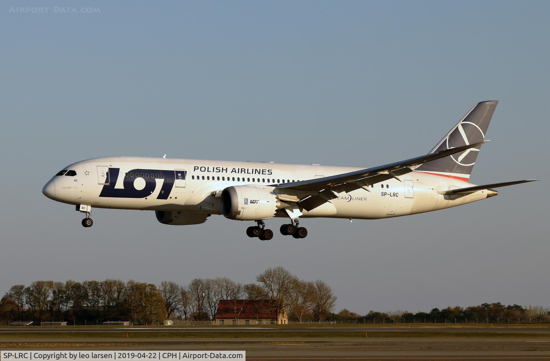 SP-LRC, 2013 Boeing 787-8 Dreamliner C/N 35940, Copenhagen 22.4.2019
