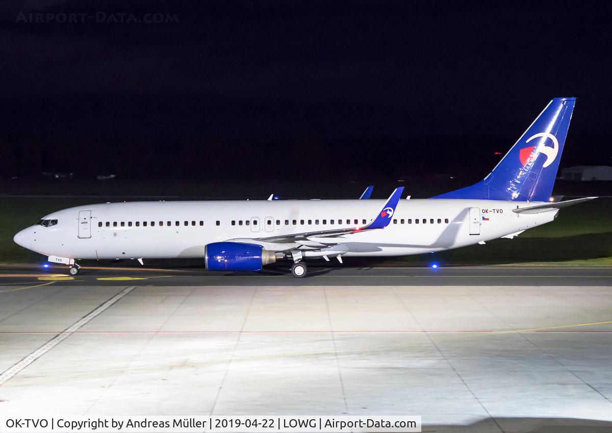 OK-TVO, 2002 Boeing 737-8CX C/N 32360, Arrived from Porto.